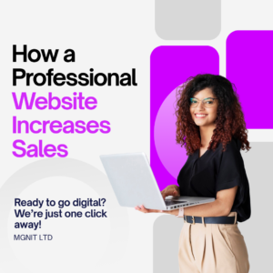How a Professional Website Increases Sales MGNIT LTD
