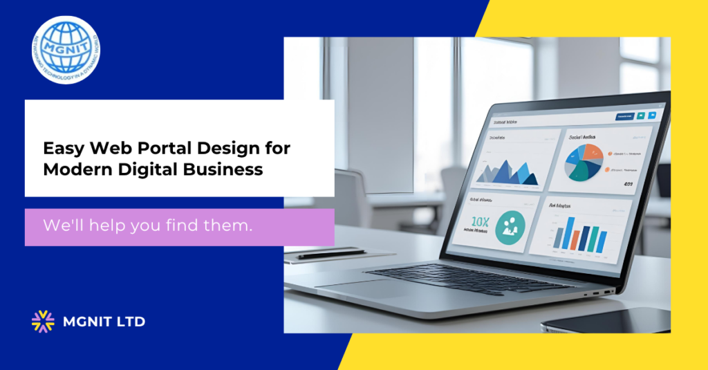 Easy Web Portal Design for Modern Digital Business