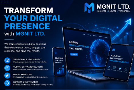 You are currently viewing Transform Your Digital Presence with MGNIT LTD