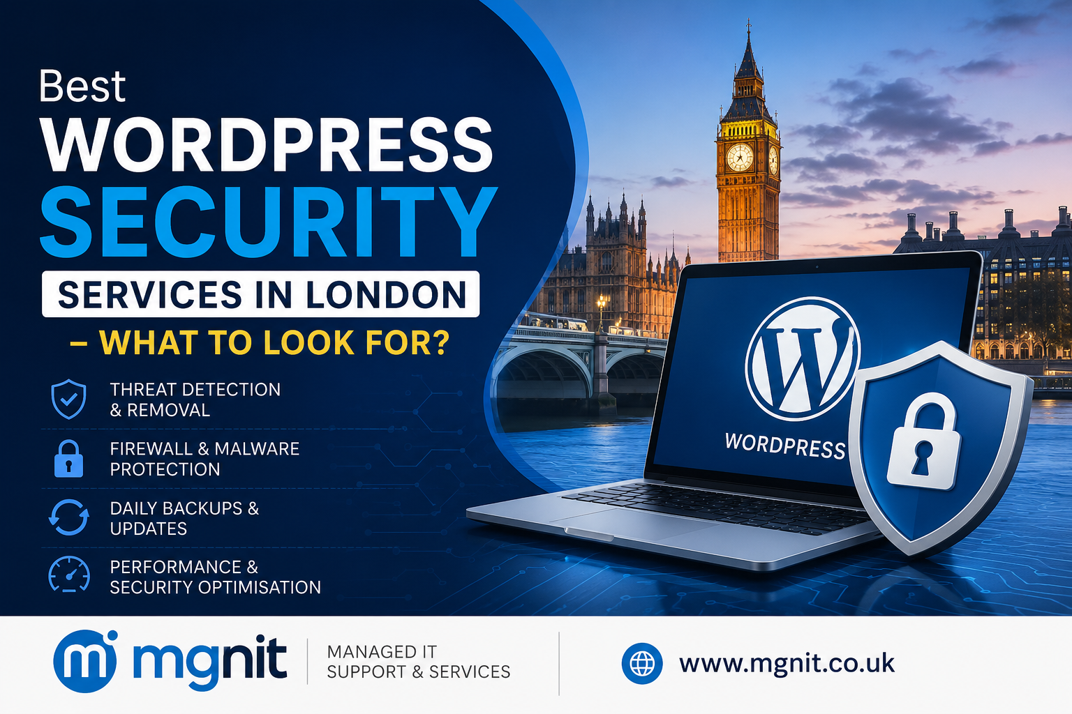 Read more about the article Best WordPress Security Services in London – What to Look For?